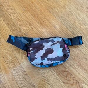 lululemon athletica Blue and Gray Crossbody Bag